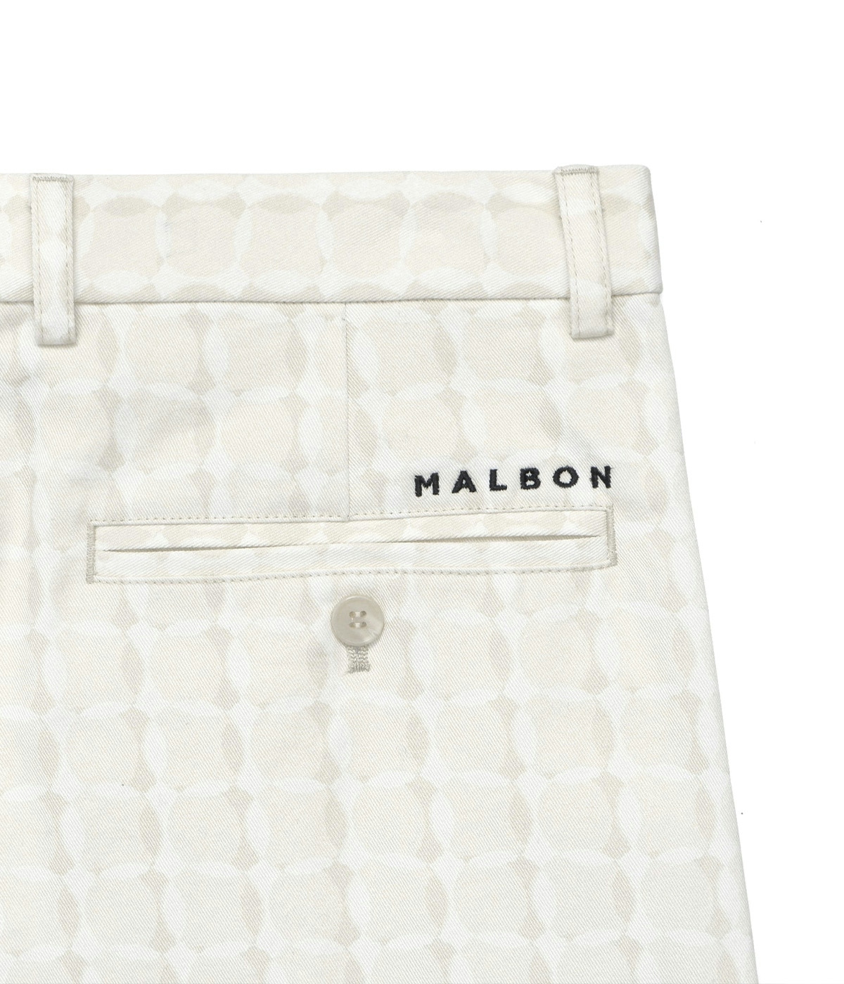 Malbon Golf Byxor Rattan Chino Blanc 3